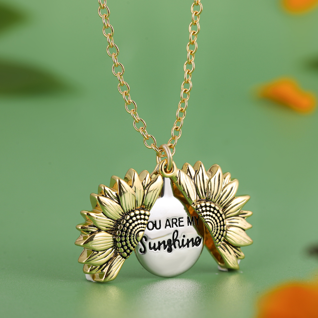 ONEFINITY Sterling Silver Sunflower Urn Necklace for Ashes You Are My  Sunshine Pendant Cremation Jewelry for Ashes of Loved Ones Keepsake |  Amazon.com