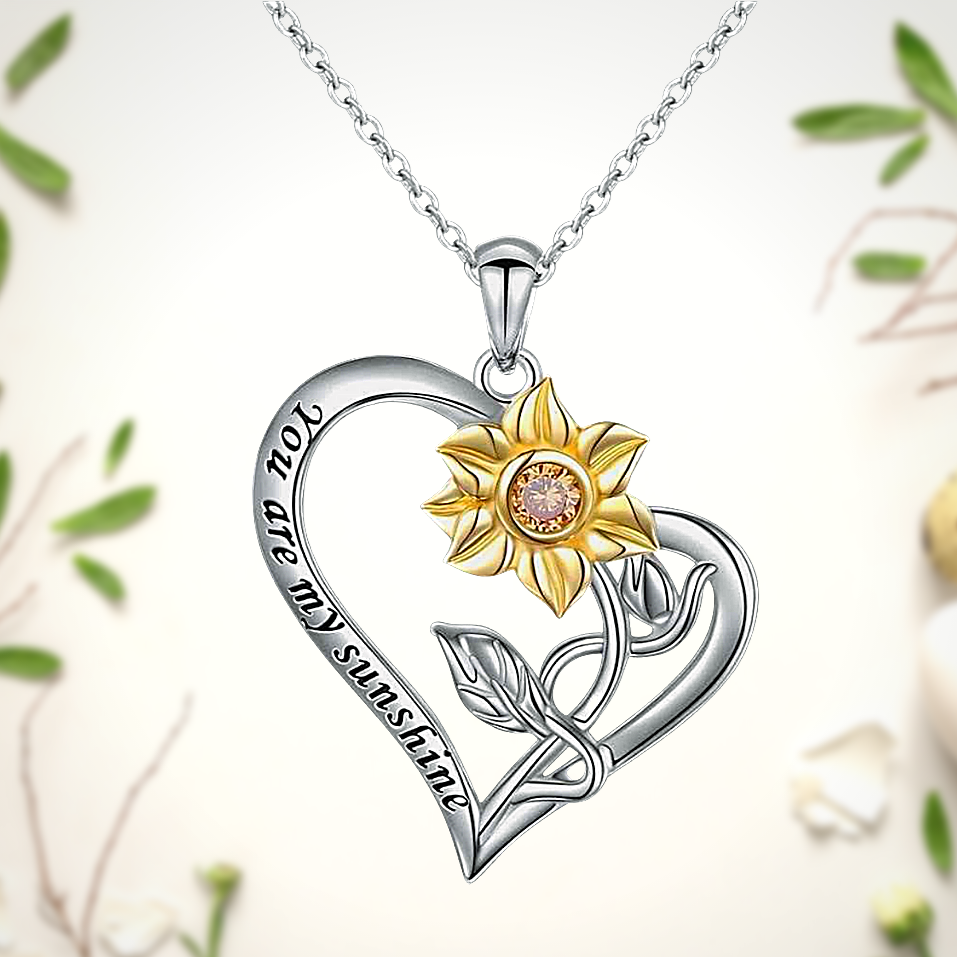 You Are My Sunshine Necklace |925 Sterling Silver